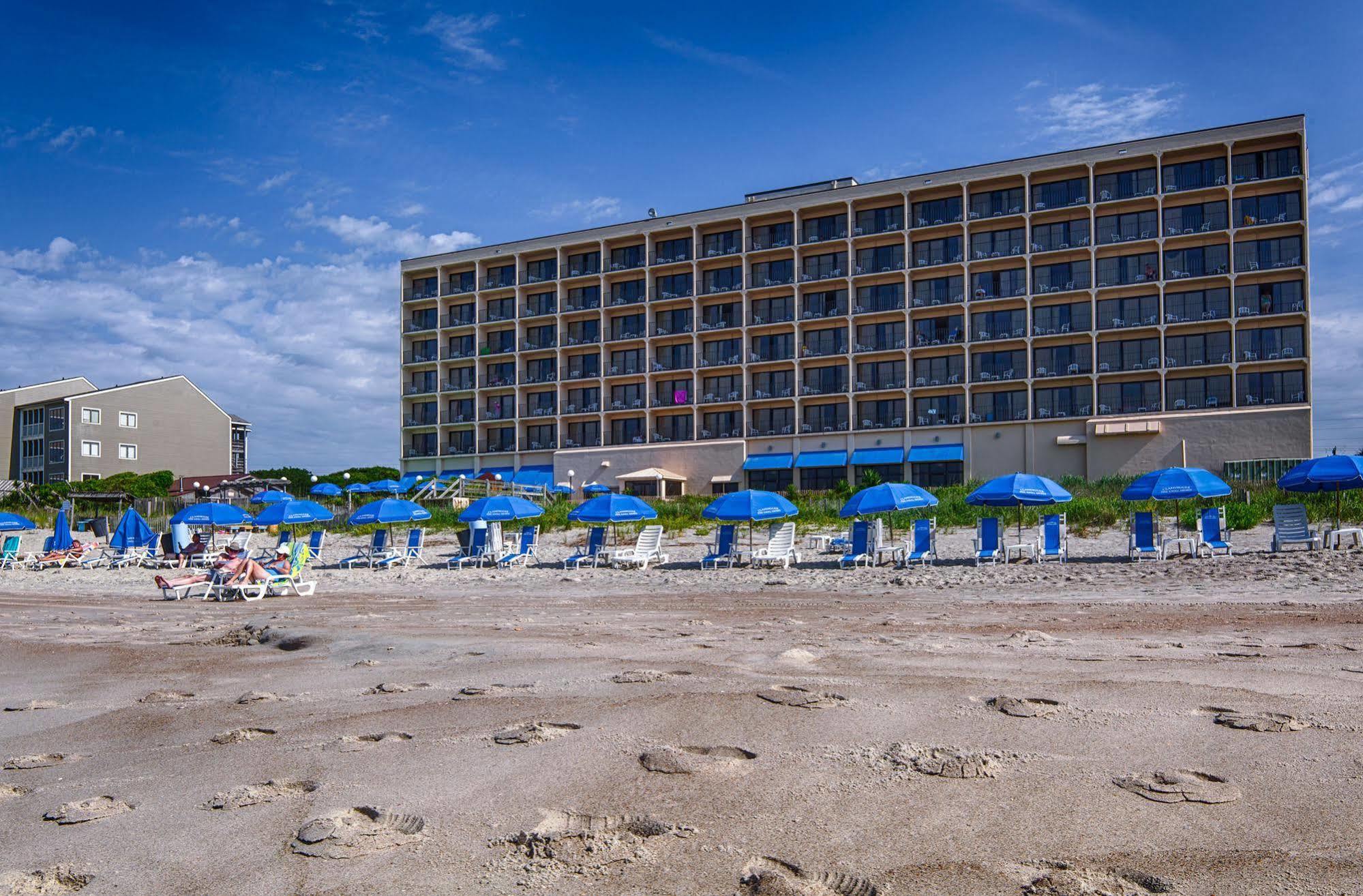 Crystal Coast Oceanfront Hotel Пайн Нолл Шорс Экстерьер фото
